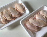 少量の油♡焼き揚げ！甘辛タレの手羽先作り方1写真