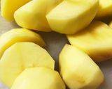 簡単☆小粒じゃがいもと舞茸ののり塩味〜♪作り方1写真