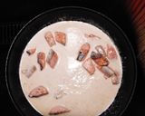 絶品☆サーモンと青菜のクリームパスタ作り方3写真