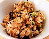 パパっと簡単♪混ぜ込み鮭&ごま油おにぎり作り方7写真