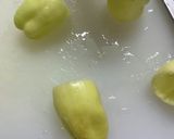九条ねぎとピーマンのサッパリソース作り方2写真