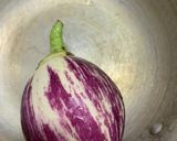 ゼブラ茄子とかぼちゃのトマト煮作り方2写真