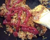 赤焼き飯～ケチャップライスのオムライス風作り方8写真