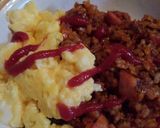 赤焼き飯～ケチャップライスのオムライス風作り方9写真