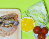 海老とレタスの簡単エスニック風スープ作り方1写真