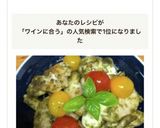 ワインに合う鶏胸肉のジェノベーゼ作り方6写真