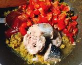 サバ缶とプチトマトのドライカレー作り方6写真