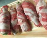 オクラの肉巻き　照り焼き仕立て作り方3写真