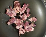 豚ハラミとキャベツのラー油ぽん酢炒め作り方3写真