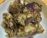 レンチンで茄子の煮浸し・塩昆布&かつお節作り方5写真