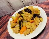 酸味が強すぎない鶏肉とナスの甘酢和え作り方9写真