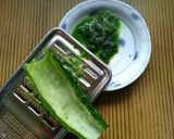 ゴーヤ入り玉子焼きのとびっこ乗せ作り方1写真