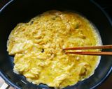 ゴーヤ入り玉子焼きのとびっこ乗せ作り方4写真