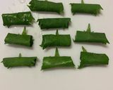 東北郷土料理！甘味噌餡のしそ巻き作り方12写真