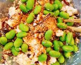 栄養満点♡きくらげと枝豆の白和え作り方3写真