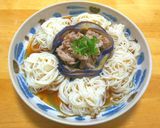 豚しゃぶとナス◎アジアン素麺作り方3写真