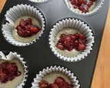 HMで簡単♪黒ごまとあんこの和風マフィン作り方4写真