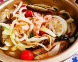レトルト利用♪絶品グリーンカレーうどん♡作り方4写真