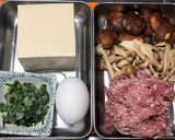 Wキノコのふんわり豆腐ハンバーグ♪作り方1写真