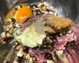 Wキノコのふんわり豆腐ハンバーグ♪作り方4写真