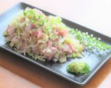 鯵のなめろう【花穂じそ・みょうが・白ねぎ作り方3写真
