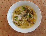 押し麦入りコンソメスープ作り方4写真