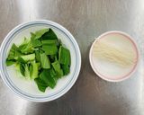 青菜とささみのスープ作り方1写真