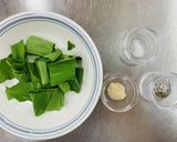 青菜とささみのスープ作り方5写真