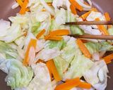かつおの旨味をたっぷり利かせた焼うどん☆作り方15写真