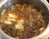 えのきとアオサの育菌味噌スープ作り方3写真