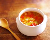 野菜とベーコンのトマトコンソメスープ作り方8写真