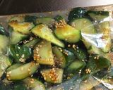 きゅうりの焼肉のタレ漬け作り方1写真