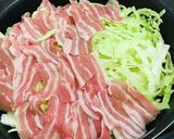 キャベツと豚バラでお好み焼き風作り方2写真
