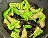 煮魚の煮汁で茄子とピーマンの煮浸し作り方4写真