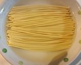 簡単 時短サバ缶スープスパ作り方2写真