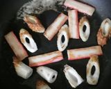 カニカマ&竹輪のバター醤油和え作り方2写真