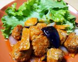 肉団子の野菜ジュース煮(トマト)作り方6写真