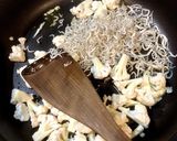 カリフラワーとじゃこのパスタ作り方4写真