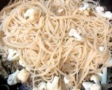 カリフラワーとじゃこのパスタ作り方7写真