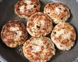 Wキノコのふんわり豆腐ハンバーグ♪作り方10写真