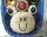 CMキャラ弁♪　ピンクのカエルちゃん作り方4写真