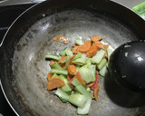 アオリイカと青梗菜オイスター炒め　改訂作り方4写真