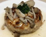 Wキノコのふんわり豆腐ハンバーグ♪作り方11写真