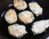 カレー風味♪オクラ入り鶏ミンチハンバーグ作り方4写真