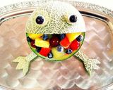 簡単かわいい!カエルメロンのフルーツ盛り作り方6写真