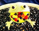 簡単かわいい!カエルメロンのフルーツ盛り作り方7写真