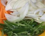 ごま油香る牛バラ炒めの中華風味作り方1写真