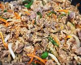 ごま油香る牛バラ炒めの中華風味作り方6写真