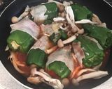 肉巻ピーマンチー詰めin野菜Jスープ作り方3写真