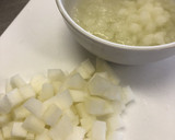 おろし冬瓜とベーコンのスープ作り方1写真